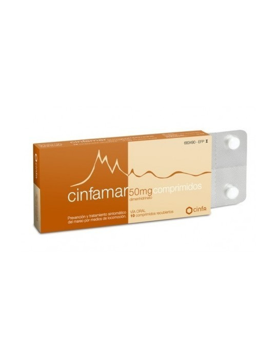 CINFAMAR 50 MG 10 COMP