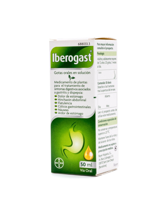 IBEROGAST GOTAS ORALES 50 ML