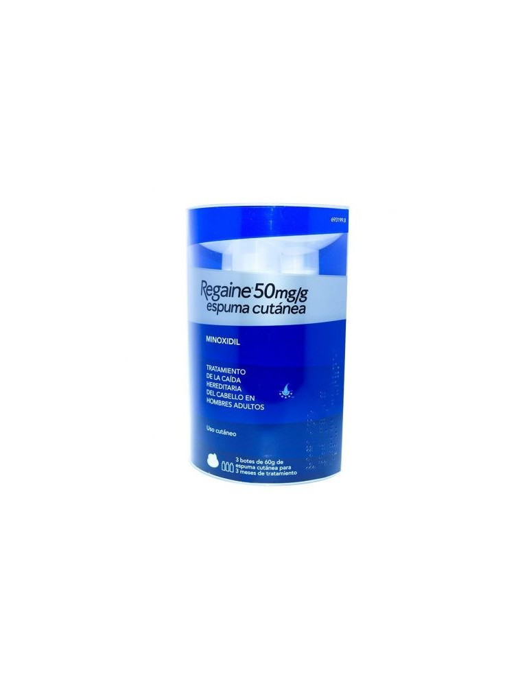 REGAINE 50 MG/G ESPUMA 3 UN