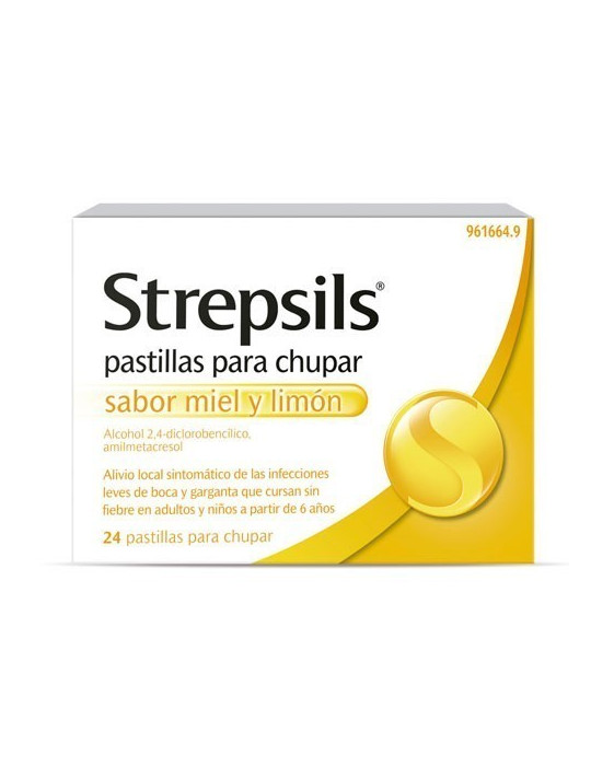 STREPSILS LIMON 24 PASTILLAS