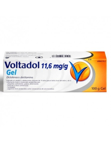 VOLTADOL 10 MG/G GEL TOPICO 100 G