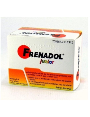 FRENADOL JUNIOR NARANJA 10 SOBRES