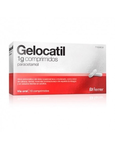 GELOCATIL 1 G 10 COMPRIMIDOS