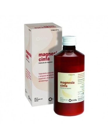 MAGNESIA CINFA 1G/5ML SUSPENSION 260 ML