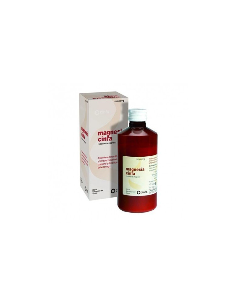 MAGNESIA CINFA 1G/5ML SUSPENSION 260 ML