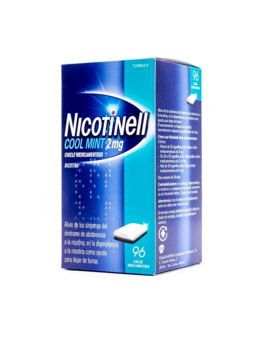 NICOTINELL MINT 2 MG 96 CHICLES