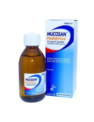 MUCOSAN 15MG/5ML JBE 200 ML PEDIATRICO