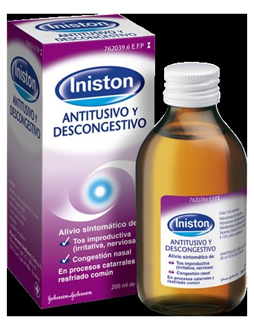 INISTON ANTITUSIVO DESCONGESTIVO JARABE 200 ML