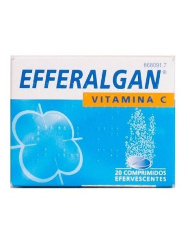 EFFERALGAN VITAMINA C (EFFERALDOL) 20 COMP EFERV