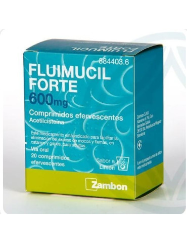FLUMIL FLUIMUCIL FORTE 600 MG 20 COMP EFERV