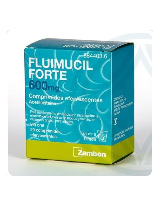 FLUMIL FLUIMUCIL FORTE 600 MG 20 COMP EFERV