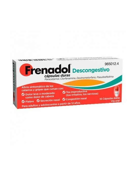 FRENADOL PS DESCONGESTIVO 16 CAPS