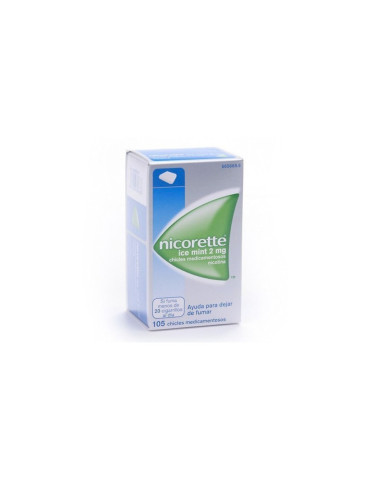 NICORETTE 2 MG 105 CHICLES