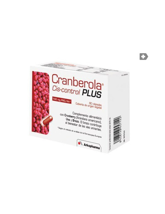 CRANBEROLA CISCONTROL PLUS CON BREZO 60 CAPS