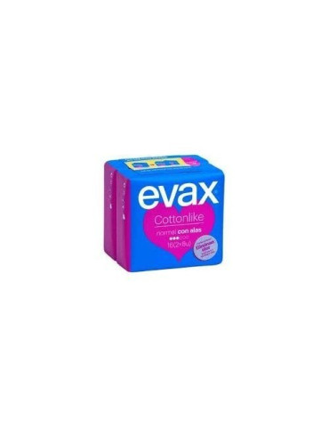 COMPRESAS EVAX COTTONLIKE NORMAL ALAS
