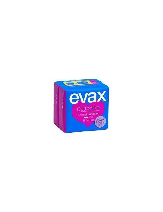COMPRESAS EVAX COTTONLIKE NORMAL ALAS