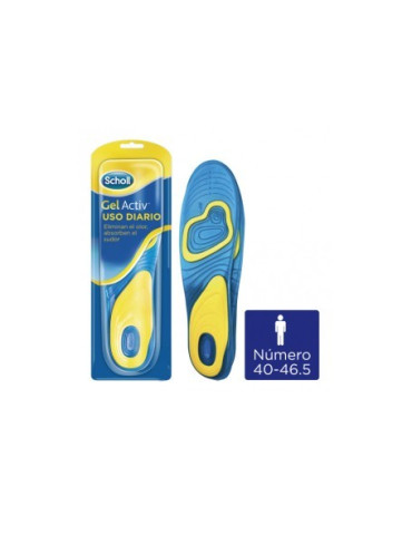 DR SCHOLL GELACTIV USO DIARIO HOMBRE 1 PAR