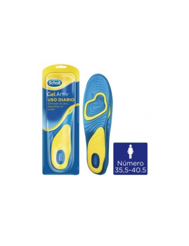 DR SCHOLL GELACTIV USO DIARIO MUJER 1 PAR