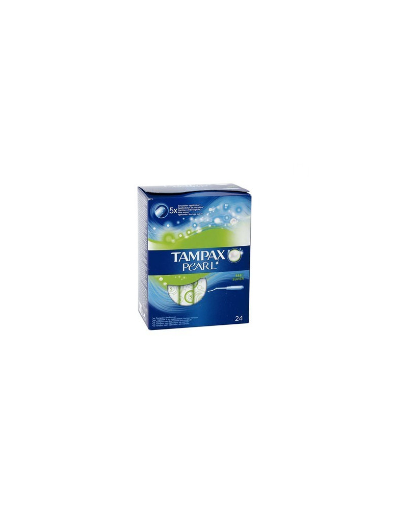 TAMPAX PEARL TAMPON 100%ALGODON SUPER 24 U