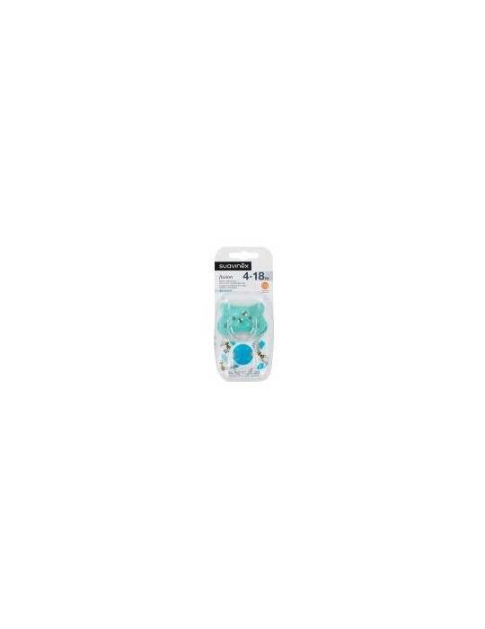 CHUPETE SILICONA FISIOLOGIC SUAVINEX FUSION 4-18