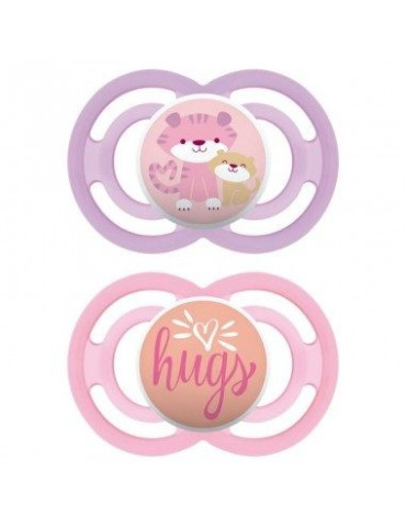 CHUPETE SILICONA MAM PERFECT + 6 M ROSA