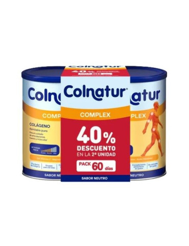 COLNATUR COMPLEX 2X330G SABOR NEUTRO 2. UN 40%