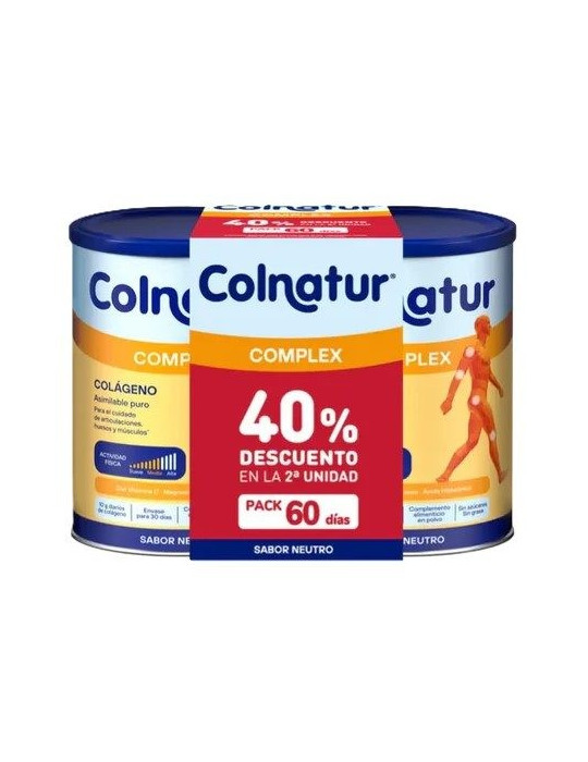 COLNATUR COMPLEX 2X330G SABOR NEUTRO 2. UN 40%