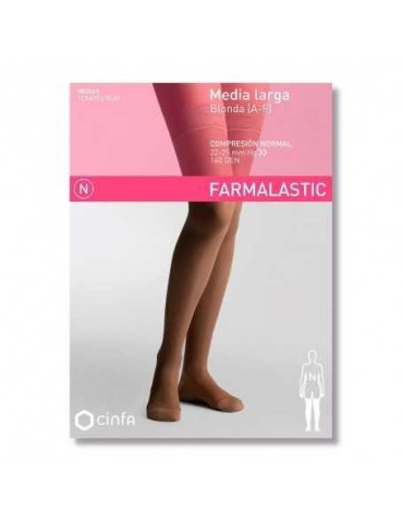 MEDIA LARGA COMP NORMAL FARMAL BLONDA BEIGE T-M