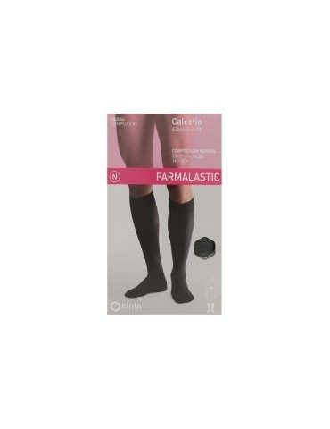 CALCETIN FARMALASTIC NEGRO T- GDE