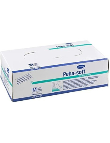 GUANTES LATEX T-M S/POLVO PEHA-SOFT POWDERFREE