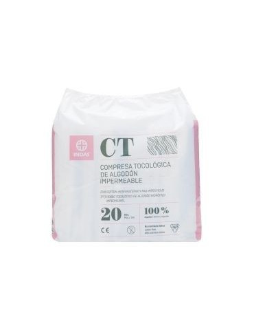 COMPRESAS MATERNITY INDAS ALGODON 20 UNID