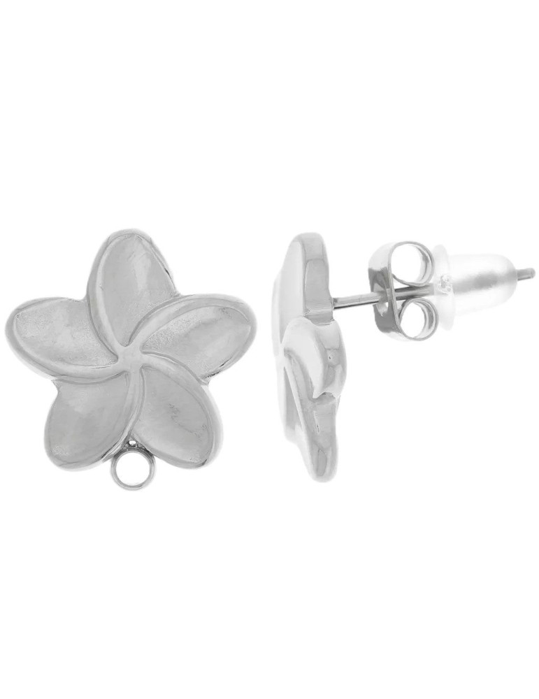 PENDIENTE STEREX FLOR ACERO N13