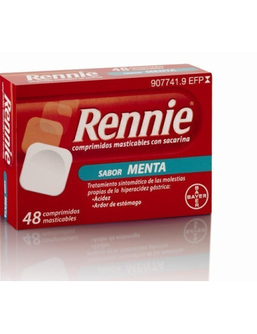 RENNIE SACARINA 48 COMP MASTIC MENTA NOAZUCAR