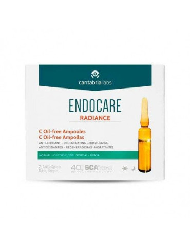 ENDOCARE RADIANCE C OIL-FREE 2 ML 10 AMPOLLAS