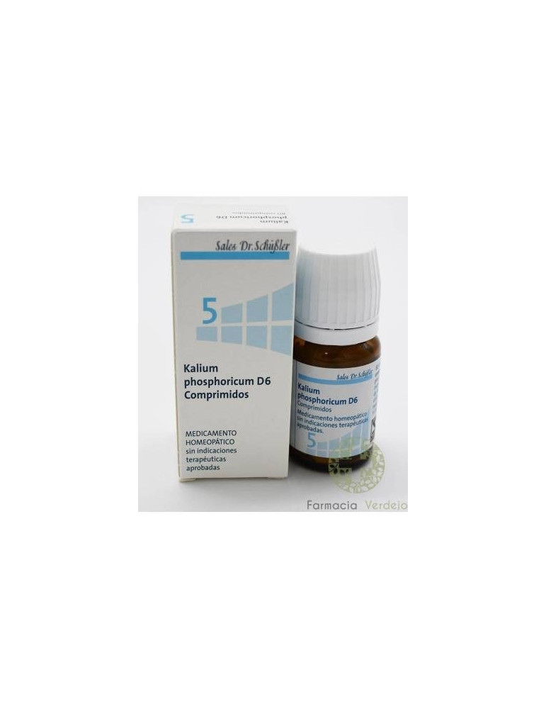 KALIUM PHOSPHORICUM D6 SAL Nº 5 80 COMPRIMIDOS
