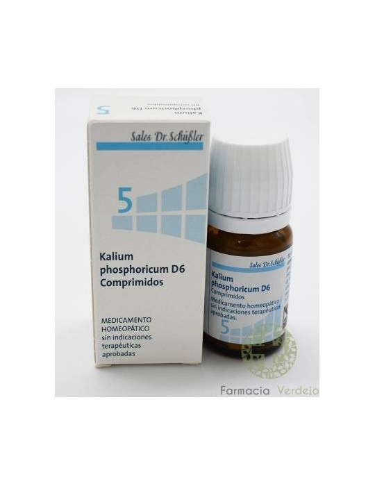 KALIUM PHOSPHORICUM D6 SAL Nº 5 80 COMPRIMIDOS