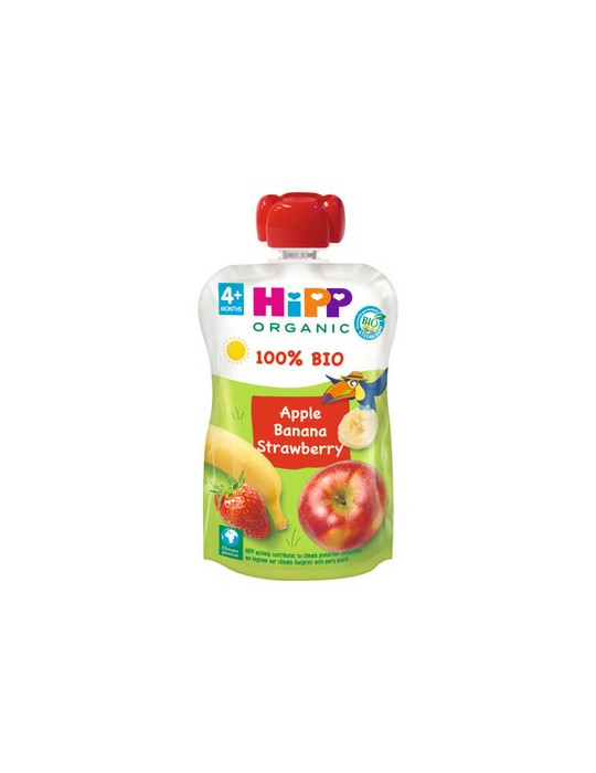 HIPP MANZANA PLATANO Y FRESA