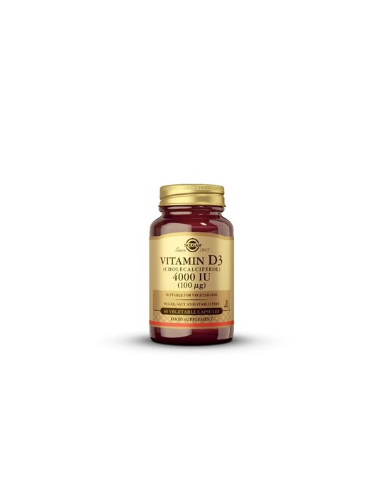 352907 SOLGAR VITAMINA D3 4000 IU 60 CAPS