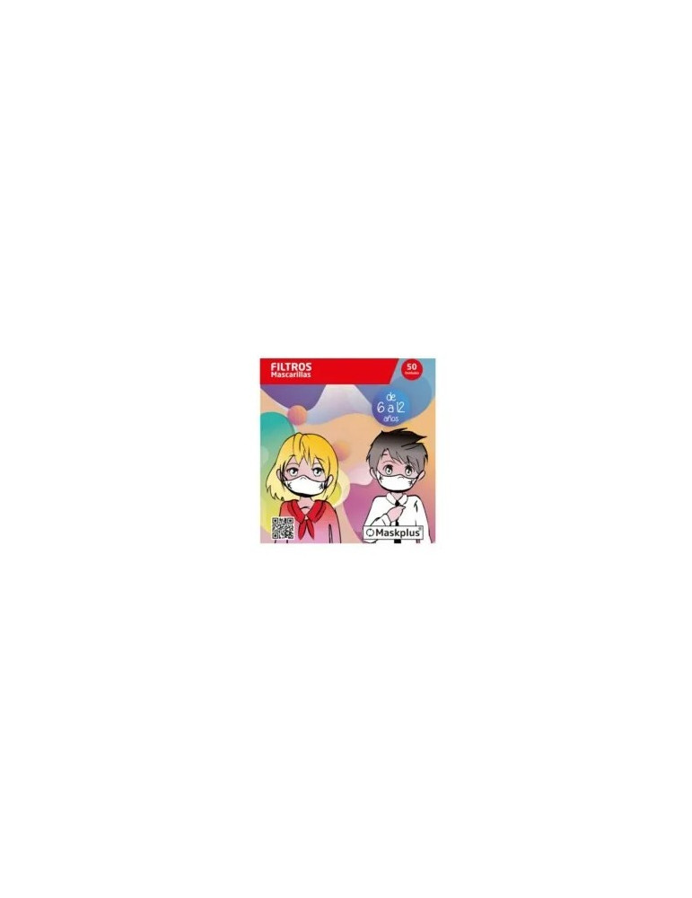 MASKPLUS INFANTIL MASCARILLA 6-12 AÑOS