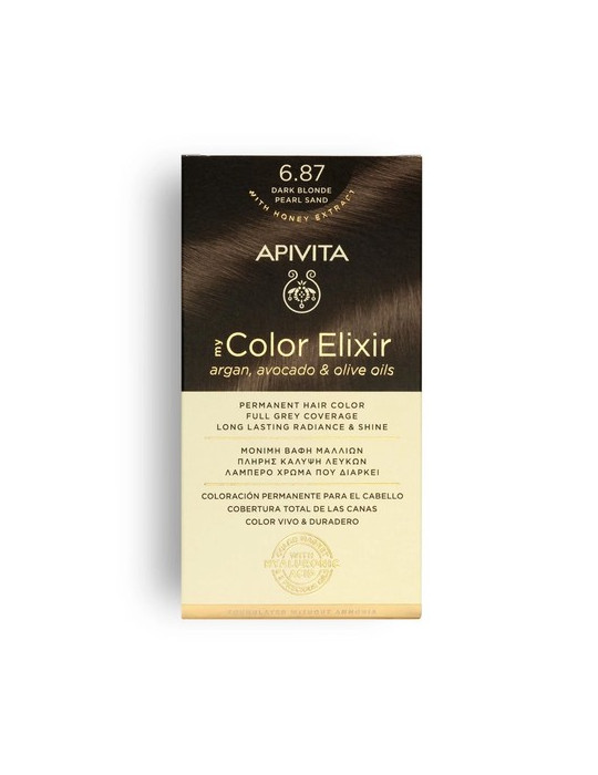 APIVITA TINTE 6.87 RUBIO OSCURO ARENA PERLADO