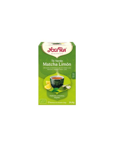 YOGI TEA TE VERDE MATCHA LIMON 17 BOLSITAS INFUS