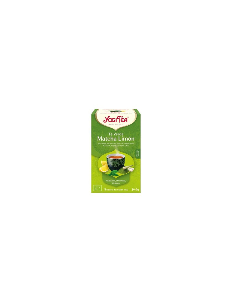 YOGI TEA TE VERDE MATCHA LIMON 17 BOLSITAS INFUS