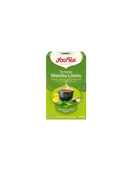 YOGI TEA TE VERDE MATCHA LIMON 17 BOLSITAS INFUS