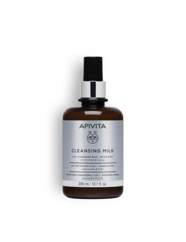 APIVITA CLEANSING MILK CHAMOMILE& HONEY 300ML