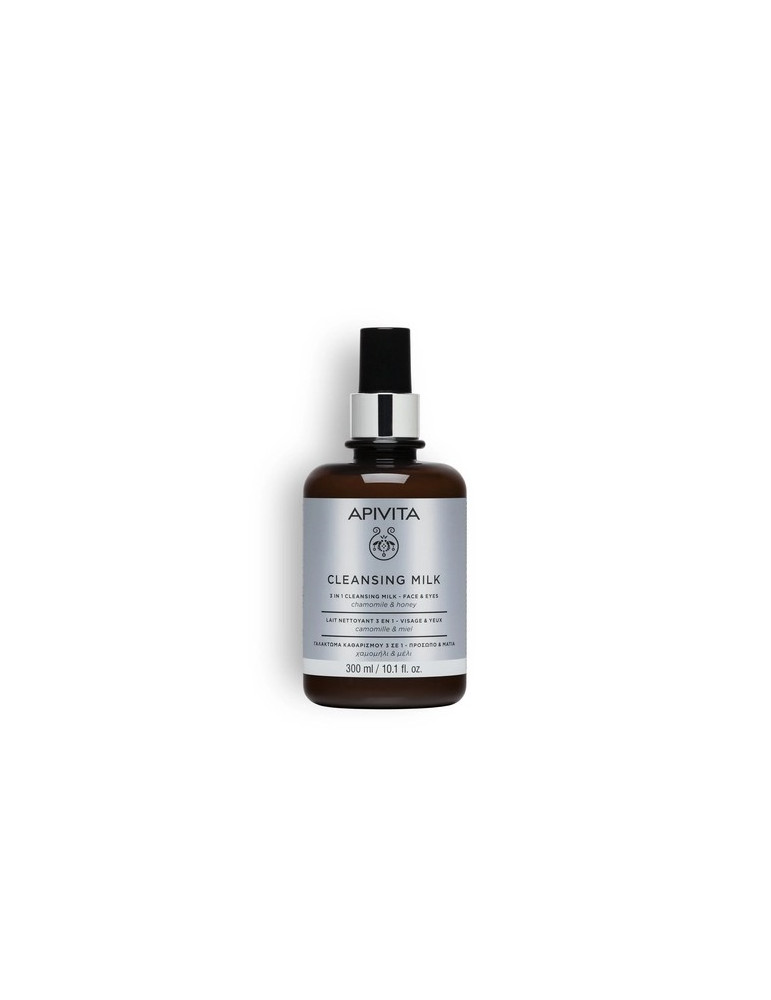 APIVITA CLEANSING MILK CHAMOMILE& HONEY 300ML