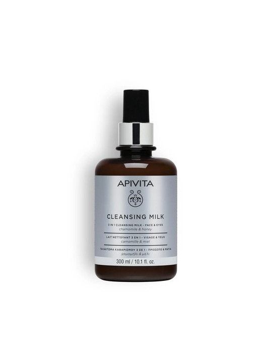 APIVITA CLEANSING MILK CHAMOMILE& HONEY 300ML