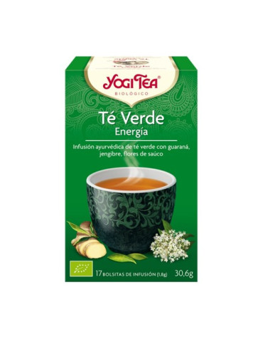 YOGI TEA TE VERDE ENERGIA 17 BOLSITAS INFUSION
