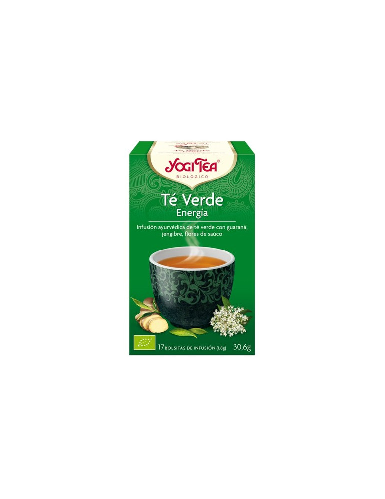 YOGI TEA TE VERDE ENERGIA 17 BOLSITAS INFUSION