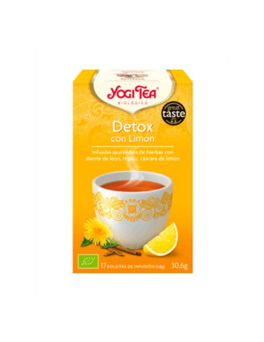 YOGI TEA DETOX CON LIMON 17 BOLSITAS INFUSION